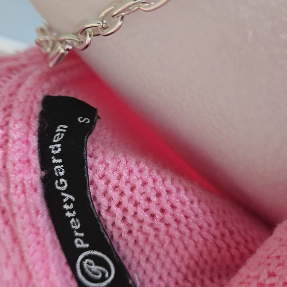 Chic Bubblegum Pink Women's Oversized Cardigan With Pockets NWOT - Picture 7 of 7